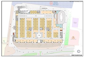 Omaxe Chandni Chowk First Floor Plan