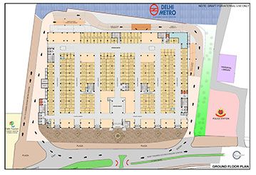 Omaxe Chandni Chowk Ground Floor Plan